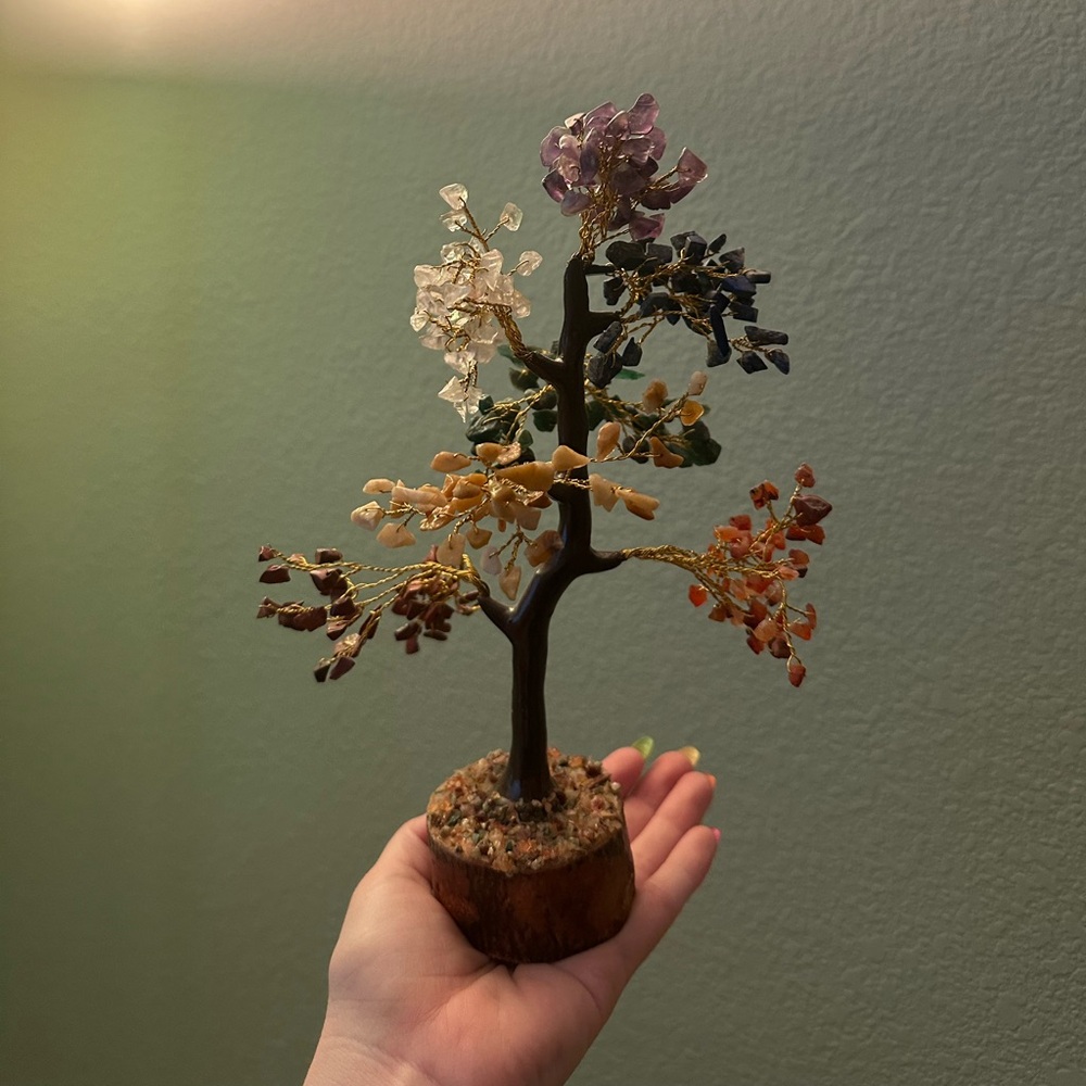 Chakra Crystal Tree Decor